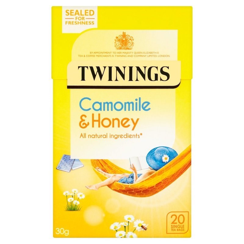 CHÁ INFUSÃO CAMOMILA MEL TWININGS 20SAQ 30GR