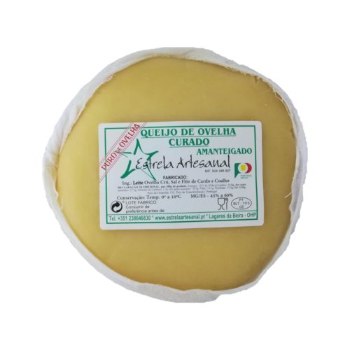 QUEIJO CURADO OVELHA ESTRELA ARTESANAL AMANTEIGADO