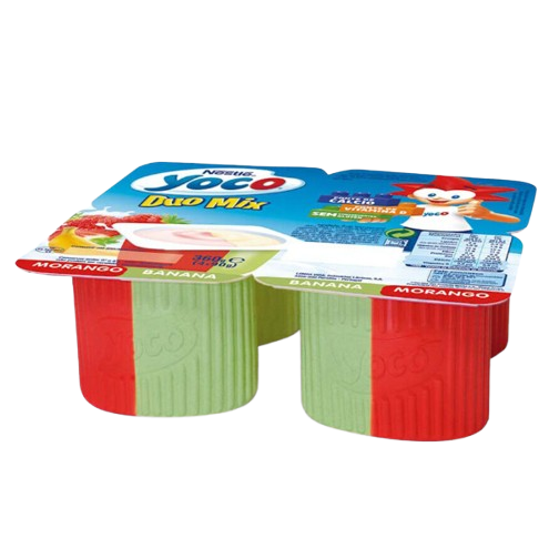 YOCO DUO MORANGO+BANANA NESTLÉ 4X90GR
