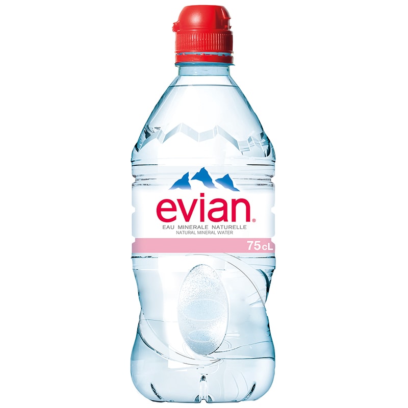 ÁGUA EVIAN 75CL