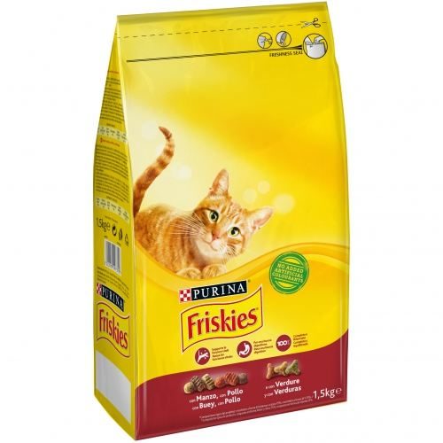 ALIMENTO GATO SECO FRISKIES VACA 1,5KG