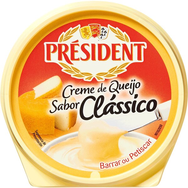 QUEIJO CREME SABOR CLÁSSICO PRESIDENT 125G