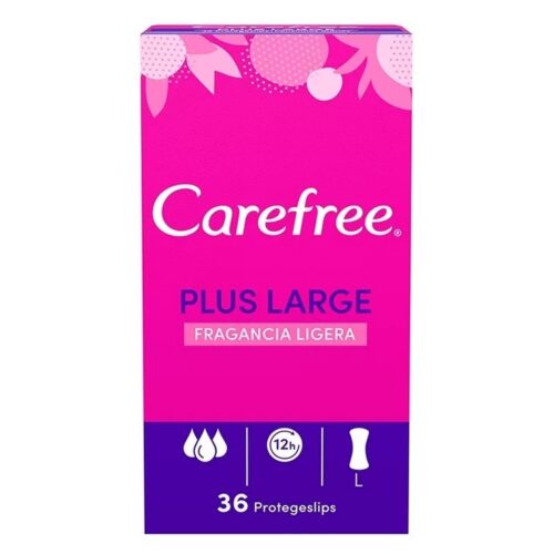 PENSO DIÁRIO PROTEGESLIP PLUS LARGE CAREFREE 36U