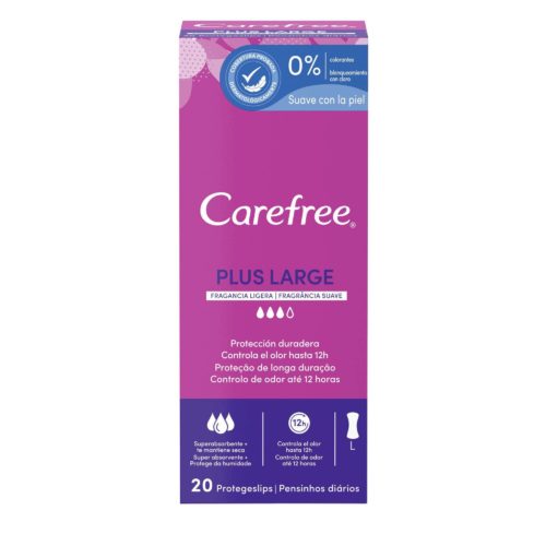 PENSO DIÁRIO PROTEGESLIP PLUS MAXI CAREFREE 20U