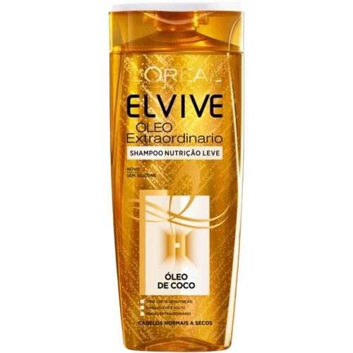 CHAMPÔ ÓLEO EXTRAORDINÁRIO COCO ELVIVE 250ML