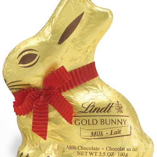 COELHO PÁSCOA CHOCOLATE LINDT 50GR