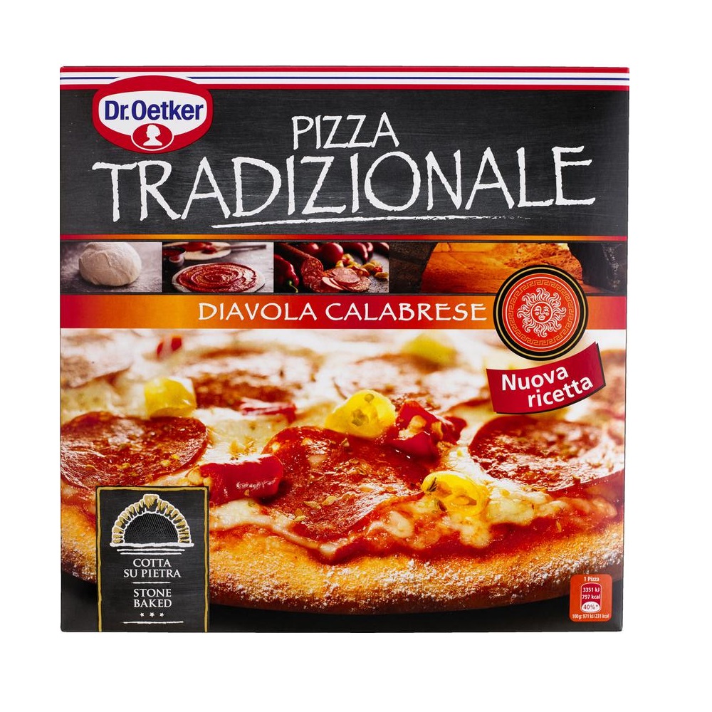 PIZZA OTKER DIAVOLA CALABRESE TRADIZIONALE 345GR