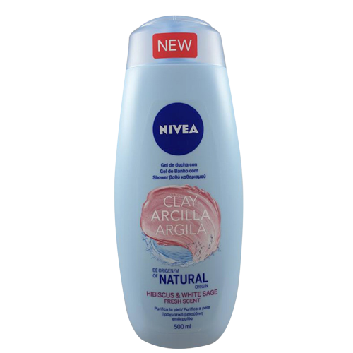 GEL BANHO NIVEA HIBISCOS&SALVIA BRANCA 500ML