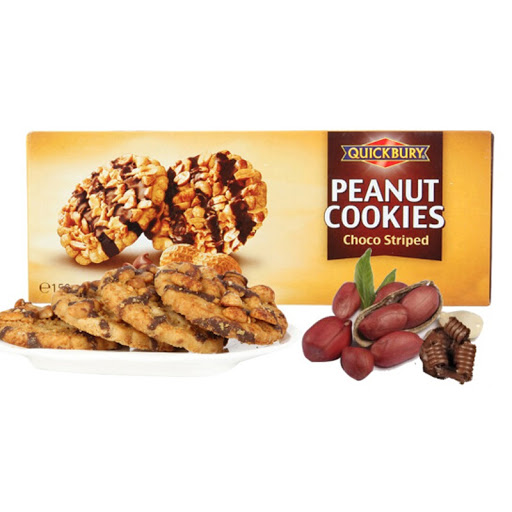 COOKIES AMENDOIM CHOC 150GR QUICKBURY