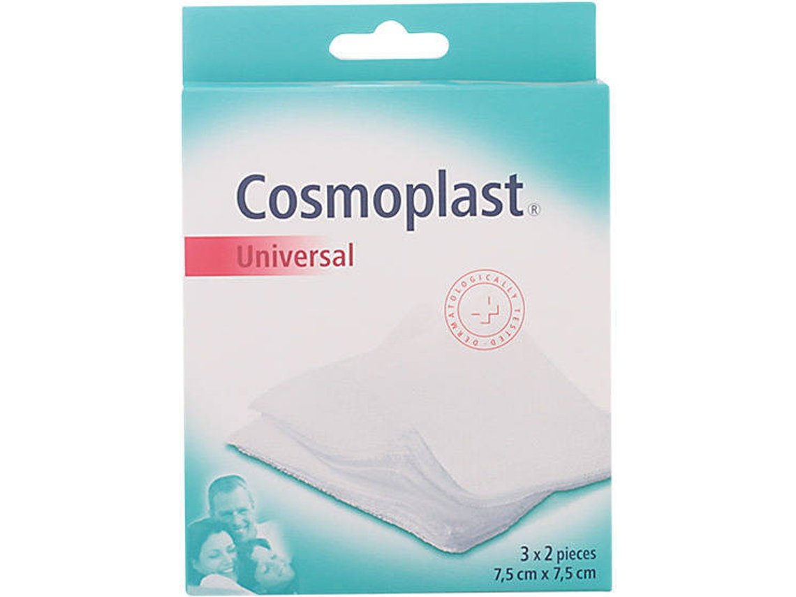 COMPRESSAS COSMOPLAST UNIVERSAL 7,5x7,5