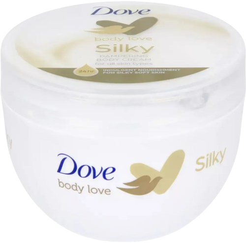 CREME BODY SILKY DOVE 300ML