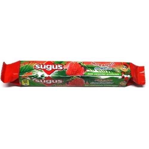 CARAMELOS DE FRUTA MORANGO SUGUS 45GR
