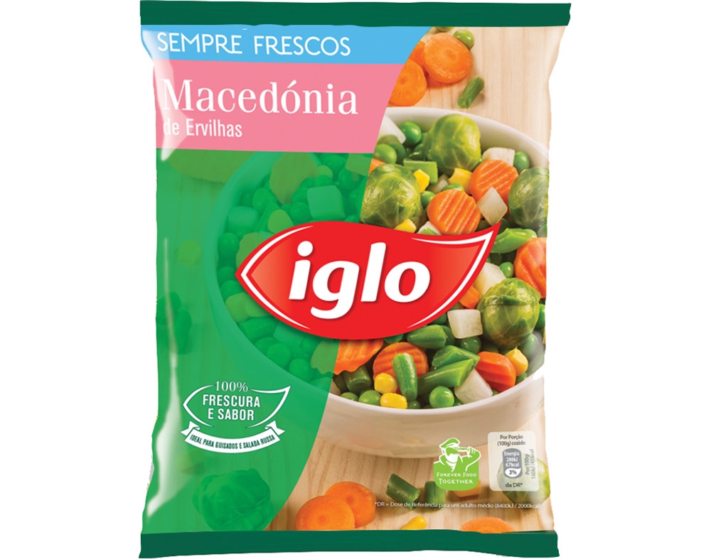 MACEDONIA ERVILHAS IGLO 650GR