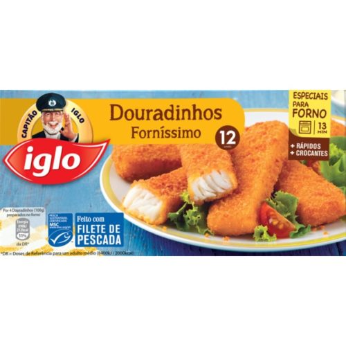 DOURADINHOS IGLO PESCADA FORNISSIMOS 12U 300G