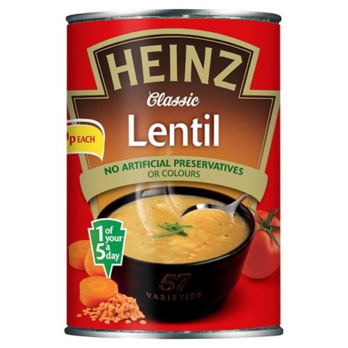 SOPA LENTILHAS HEINZ 400GR