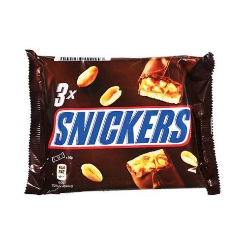 SNACK CHOCOLATE SNICKERS 3X50G