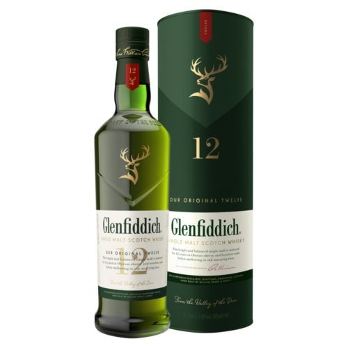 WHISKY GLENFIDDICH MALTE 12A 70CL C/TUBO