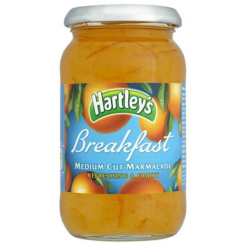 MARMELADA LARANJA CORTE MEDIO HARTLEYS BREAKFAST 454GR