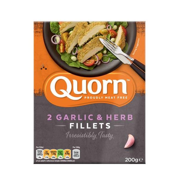 FILETES ALHO&ERVAS QUORN 200GR