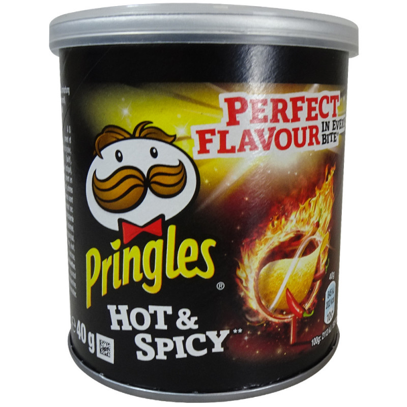 BATATA FRITA PRINGLES HOT&SPICY 40GR