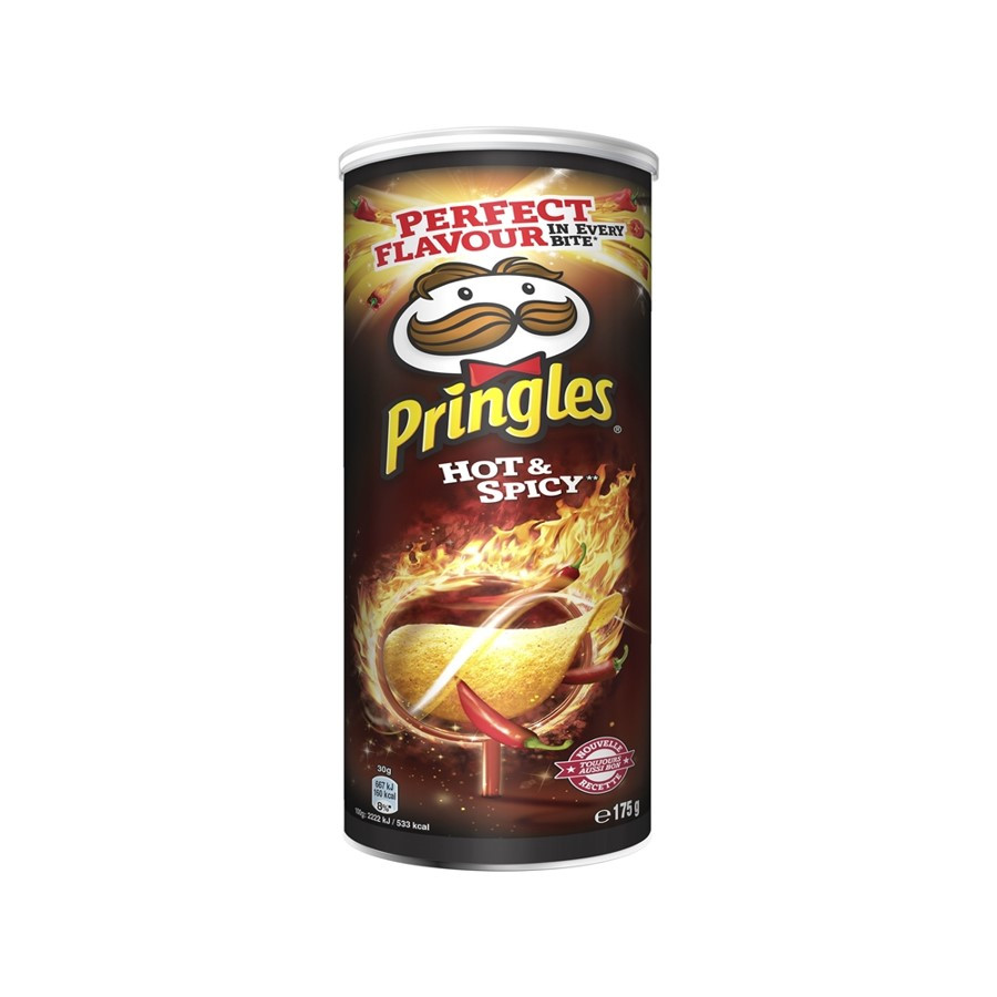 BATATA FRITA PRINGLES HOT&SPICY 175GR