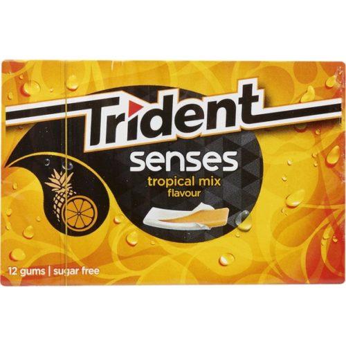 PASTILHAS TRIDENT SENSES TROPICAL 23GR