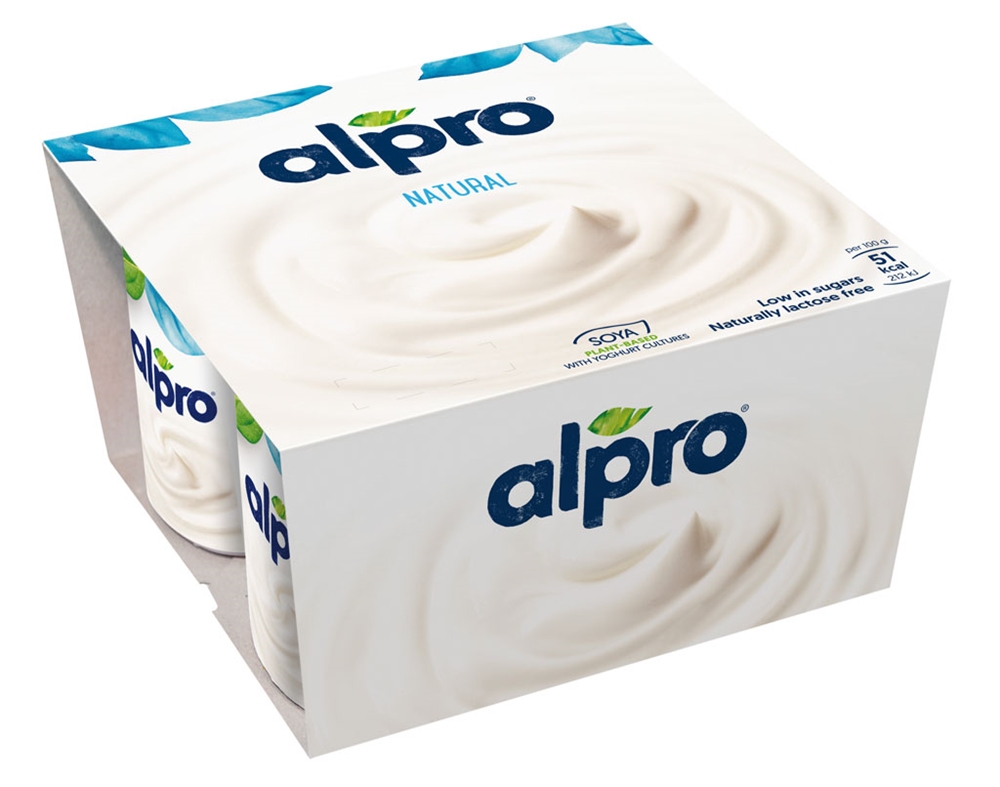 IOGURTE SOJA NATURAL ALPRO 4X125G YOFU