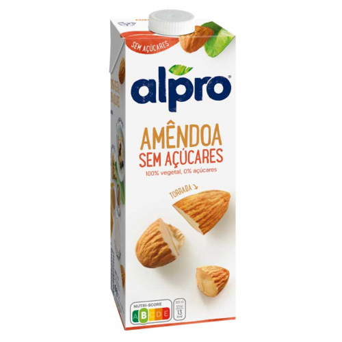 BEBIDA VEGETAL AMÊNDOA S/AÇÚCAR ALPRO 1L