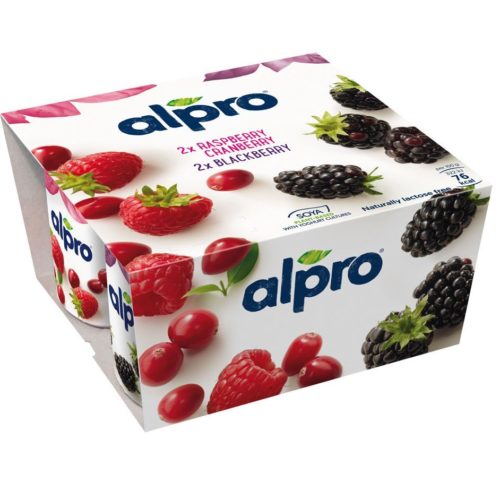 IOGURTE SOJA YOFU AMORAS/FRAMBOESAS ALPRO 4X125GR