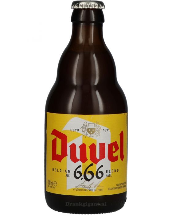 CERVEJA DUVEL 6,66 BLOND 33CL TP