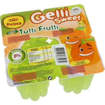 GELATINA GELLI SWEET TUTTIFRUTTI 4X100GR REINA