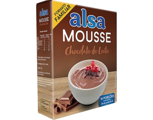 MOUSSE CHOC LEITE ALSA 2X132G