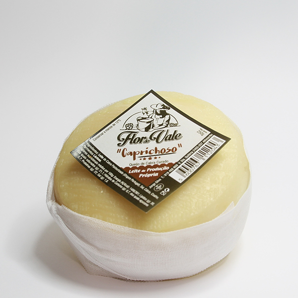 QUEIJO CURADO CABRA FLOR VALE CAPRICHOSO 300GR