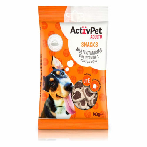 SNACK CÃO ACTIVPET MULTIV 140GR
