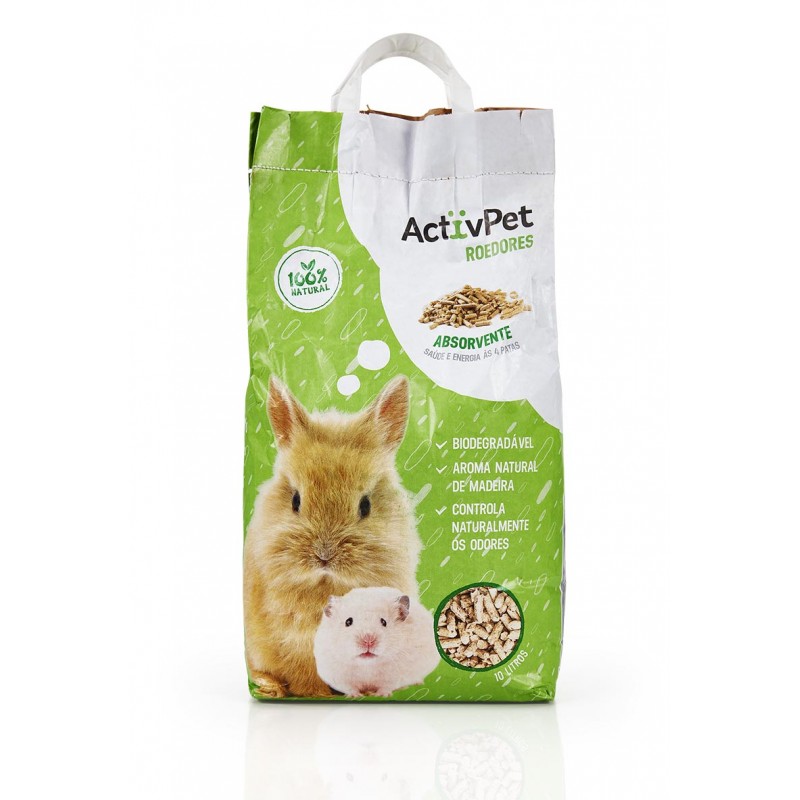 ABSORVENTE ROEDORES ACTIVPET 10L