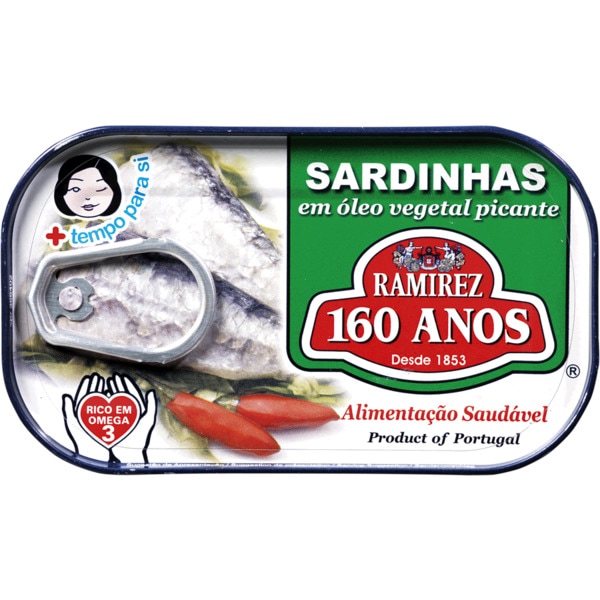 SARDINHAS OLEO PICANTE RAMIREZ 125GR