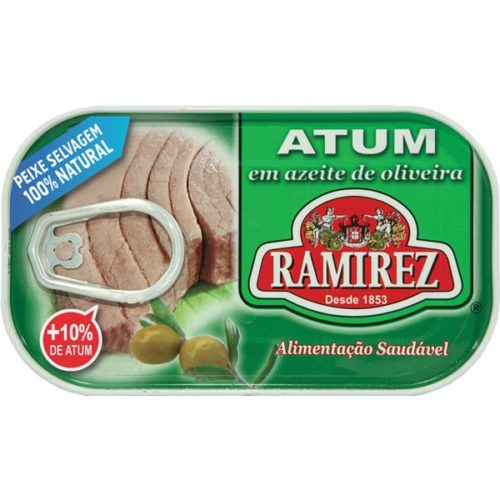 ATUM SELVAGEM POSTA EM AZEITE RAMIREZ 120GR