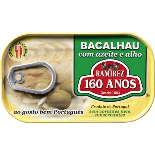 BACALHAU AZEITE E ALHO RAMIREZ 120GR