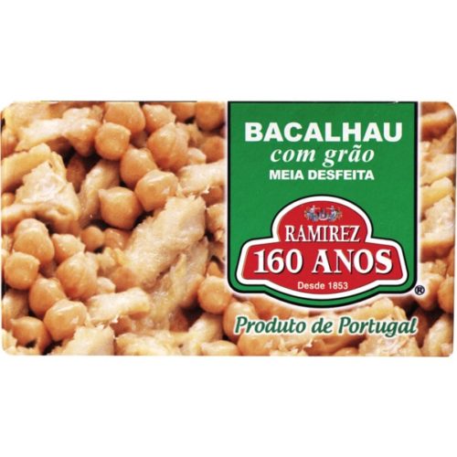 BACALHAU C/GRÃO RAMIREZ 120GR