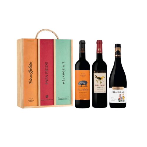 CONJUNTO PAPA FIGOS + TRINCA BOLOTAS + MELANGE À TROIS 75CL