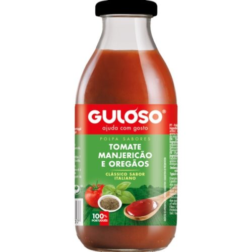 POLPA TOMATE MANJERICO E OREGÃO GULOSO 500GR