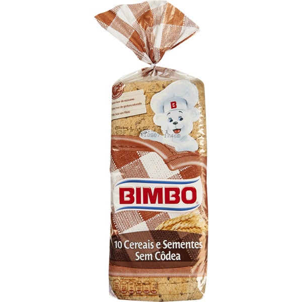 PÃO DE FORMA S/ CÔDEA 10 CEREAIS BIMBO 650GR