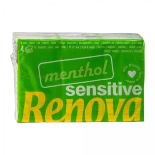 LENÇOS RENOVA MENTOL 6UN