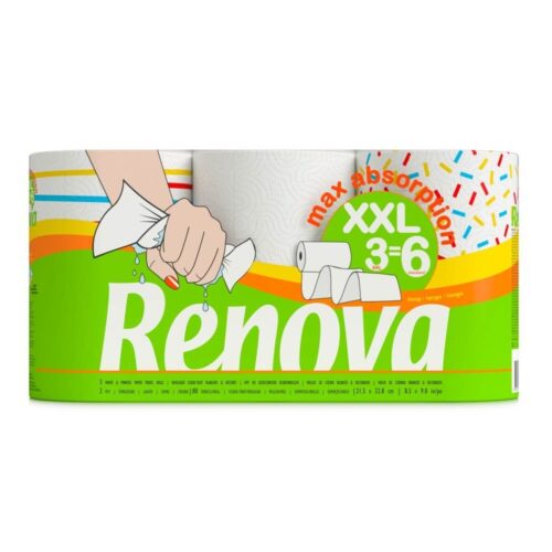 ROLO COZINHA XXL MÁXIMA ABSORÇÃO RENOVA 3=6R