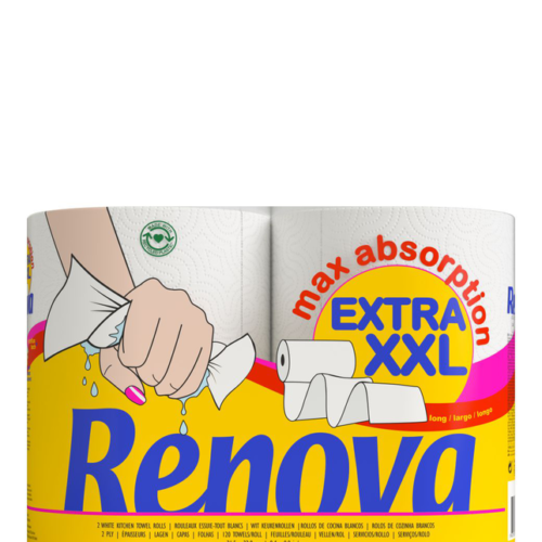 ROLO COZINHA RENOVA MAXI ABSOR EXTRA XXL 2R 2F