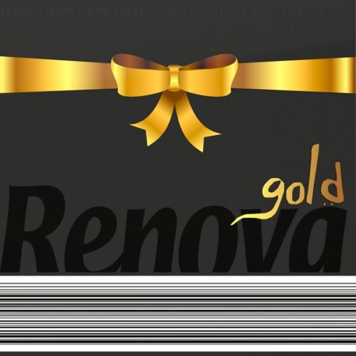 GUARDANAPO RENOVA GOLD PRETO F/D 39X39 40UN