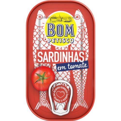 SARDINHA TOMATE BOM PETISCO 120GR