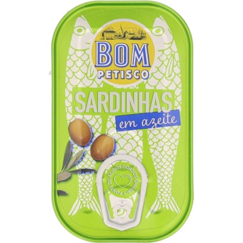 SARDINHA AZEITE BOM PETISCO 120GR