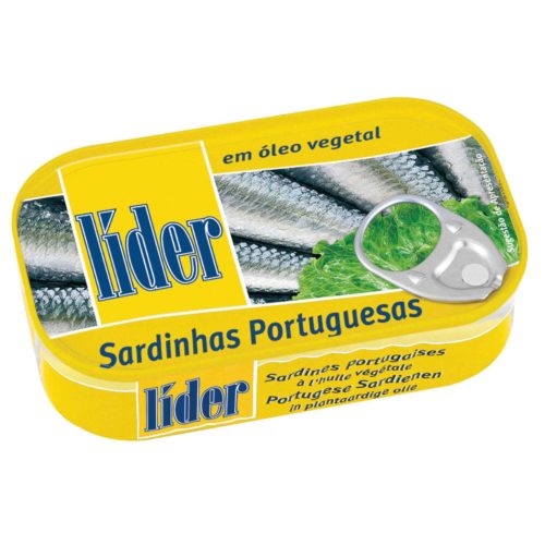 SARDINHAS EM OLEO LIDER 120GR