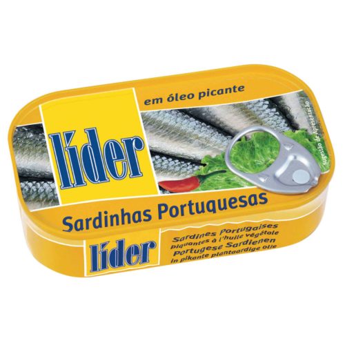 SARDINHAS OLEO PICANTE LIDER 120GR